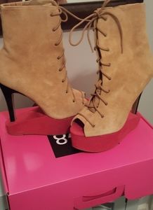 New Platform Open-Toe Boots